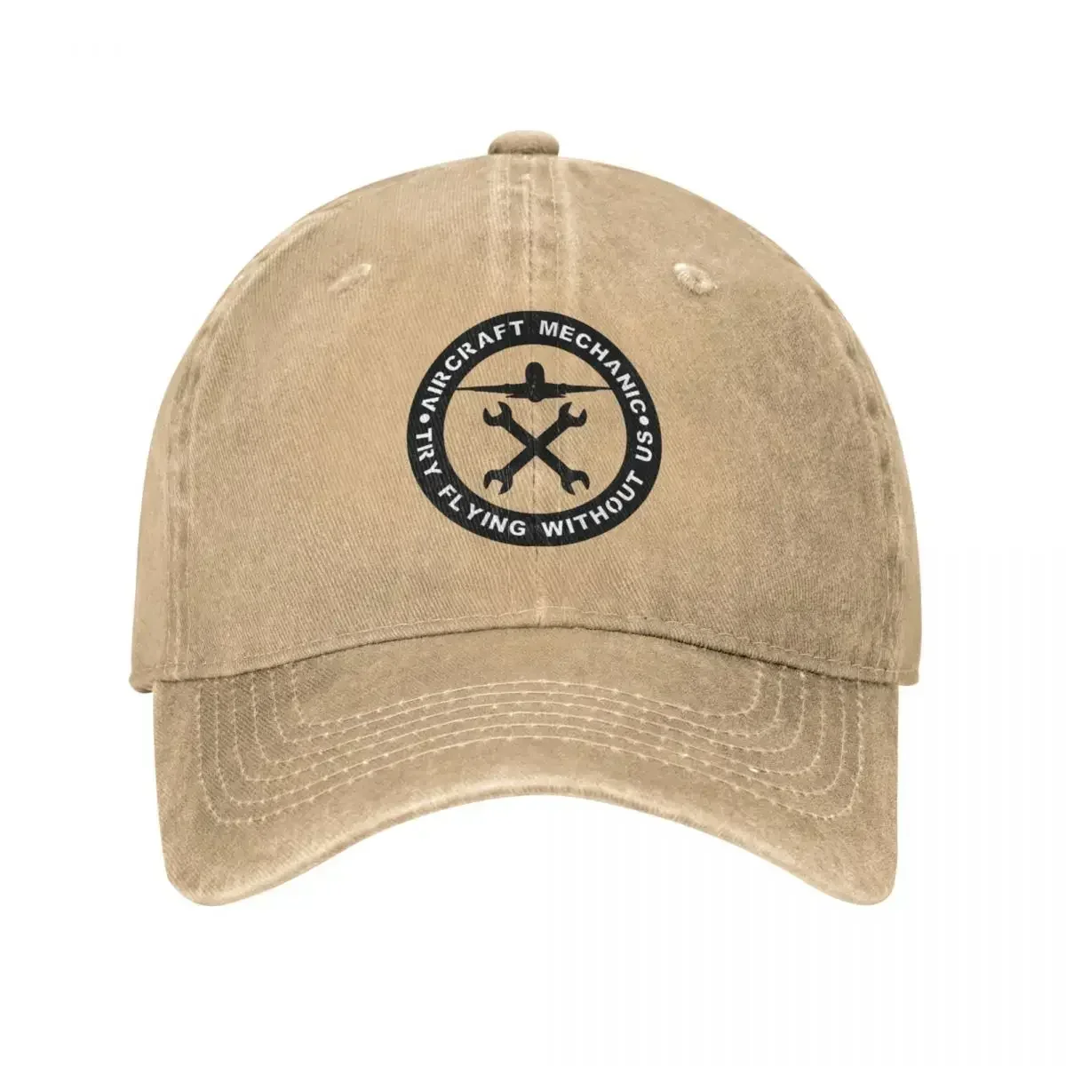 New Fitness Slim Fit Denim Baseball Cap Airplane Mechanic Running Hippie Trucker Hat Breathable Men Women Street Style Baseball