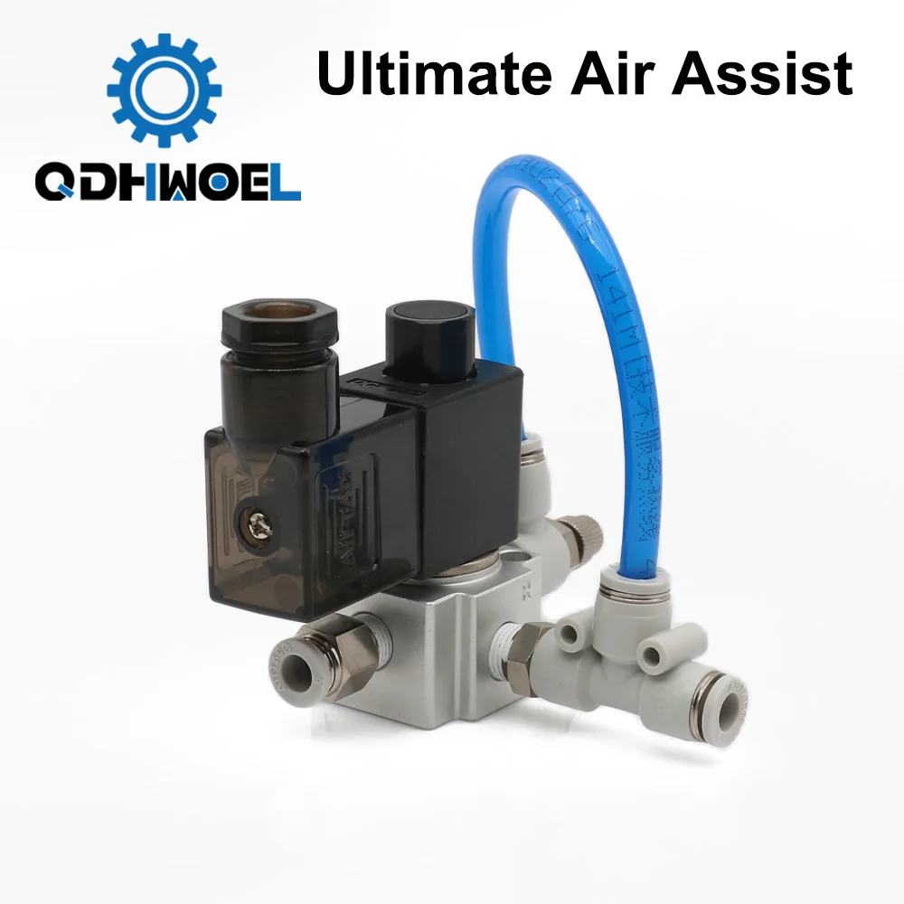 QDHWOEL مجموعة أسياست الهواء النهائية لقطع الليزر CO2 وآلة الحفر