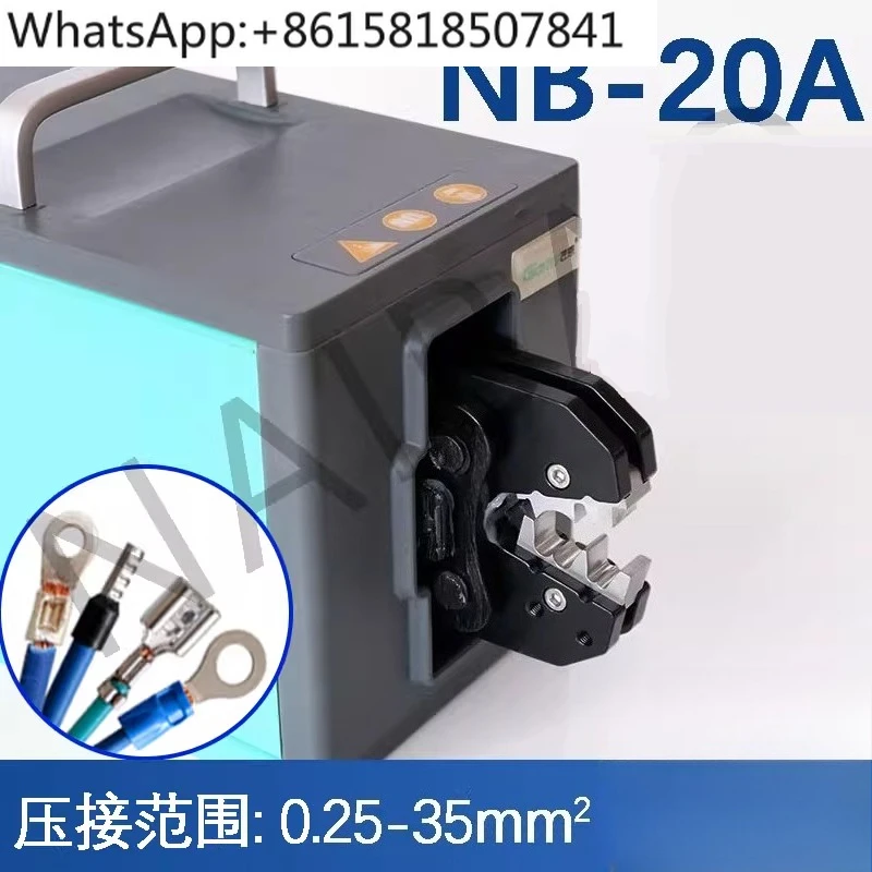 

Пневматические обжимные клещи 2,7T NB20A Машина для обжима клемм холодного прессования 0,25-35 Обжимная машина SC