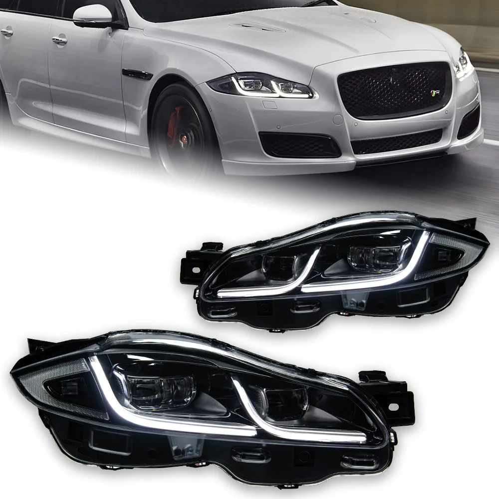 

AKD Car Styling Head Lamp for Jaguar XJL Headlights 2011-2019 XJ XF XE Headlight LED DRL Signal Lamp Automotive Accessories