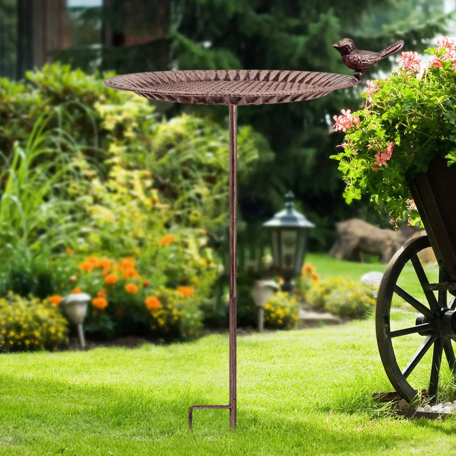 

Подставка для чаши для подачи, устойчивые к атмосферным воздействиям садовые принадлежности для клумбы, патио, двора