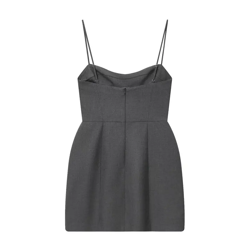 2025 otoño nueva mujer Faion redondo Ne Strap ort Dr estera versátil Sle escena Casual Svel otro Material