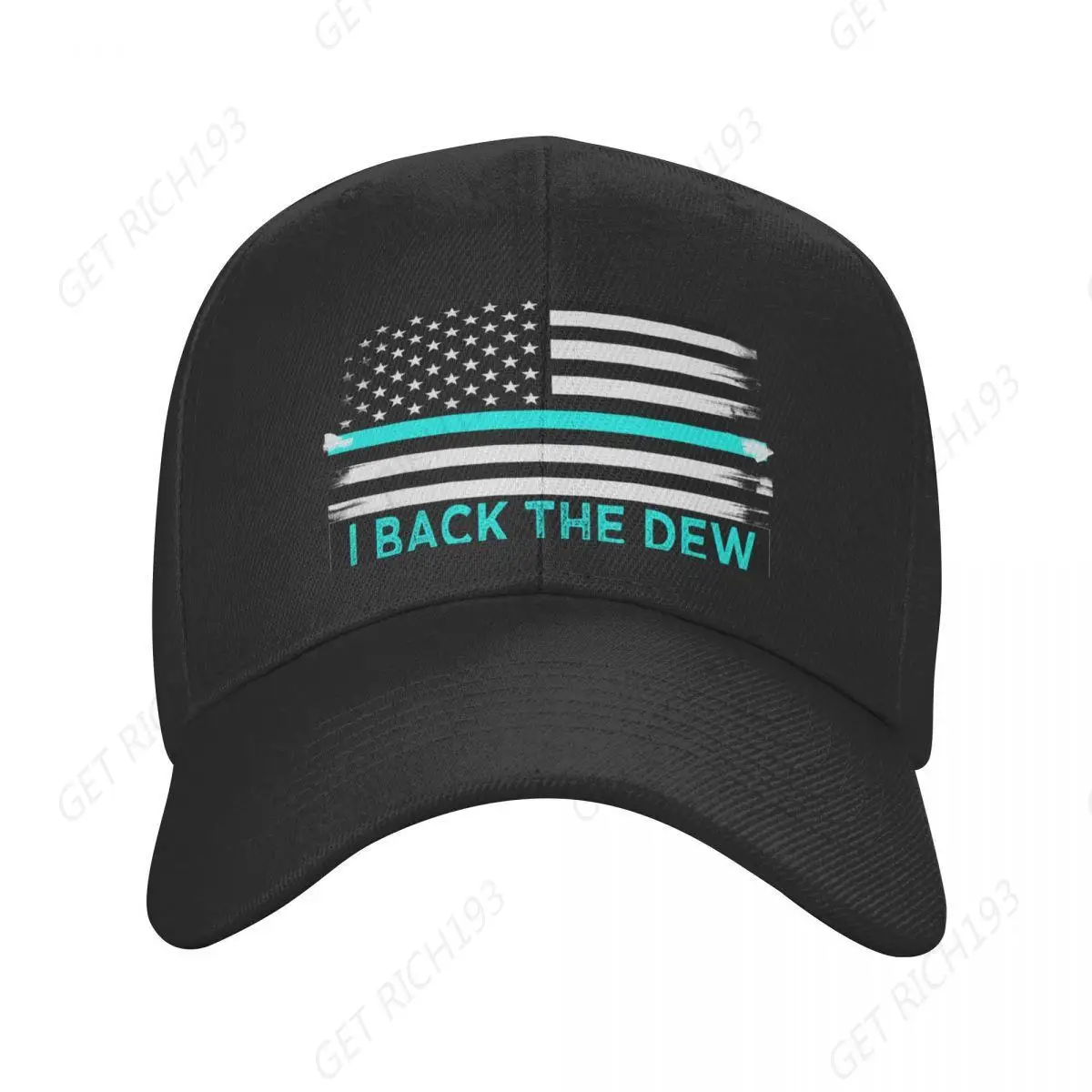 

I Back The Dew Flag Baseball Cap Big Size Hat New Hat Men Hats Women One Size Hiking Outdoor Camping