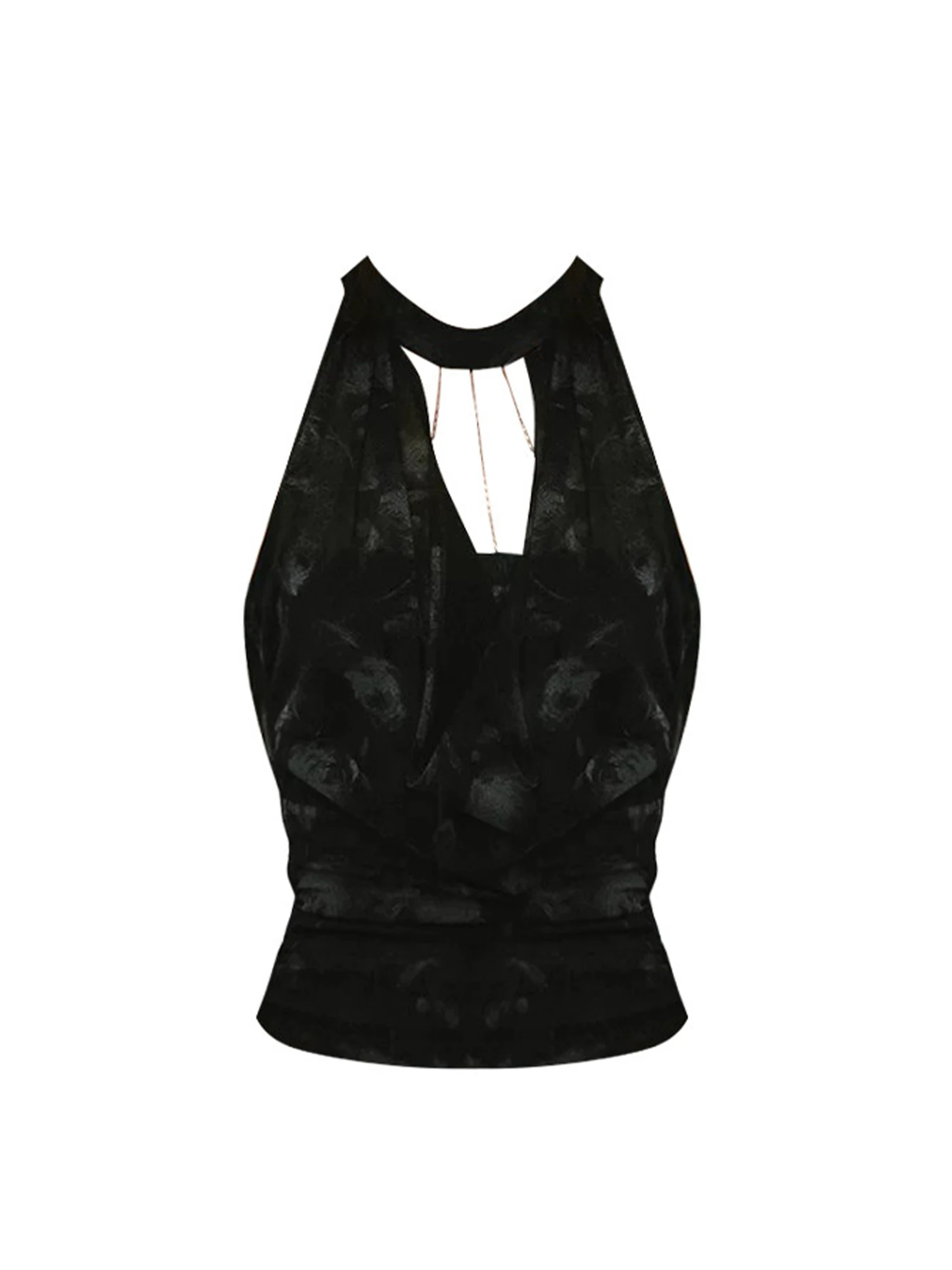 Women's Black Gothic Emo Crop Top Vintage Tank Top Y2k Gyaru Camisole Off Shoulder Sleeveless Cropped Tops For Women Summer 2026