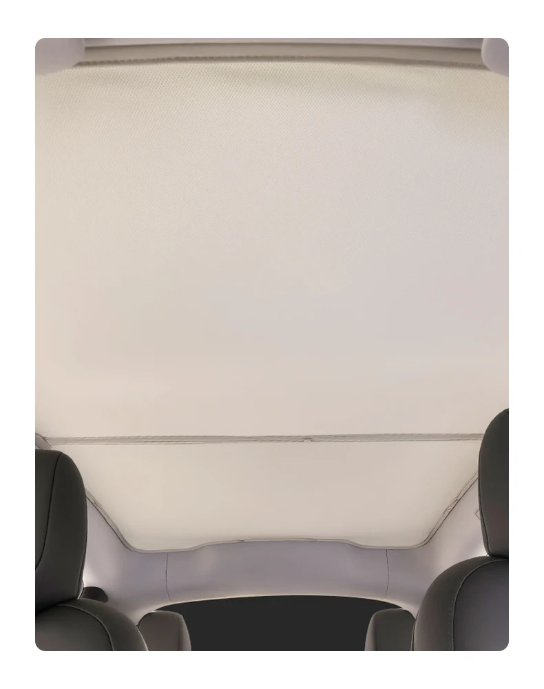 Heenvn Für Tesla Model 3 Y Model 3 Highland Model Y Juniper 2025 2026 Eiskleid-Schnallen-Sonnenschutz Sonnenblende Auto Vorne Hinten Sonnendach – Detail 32