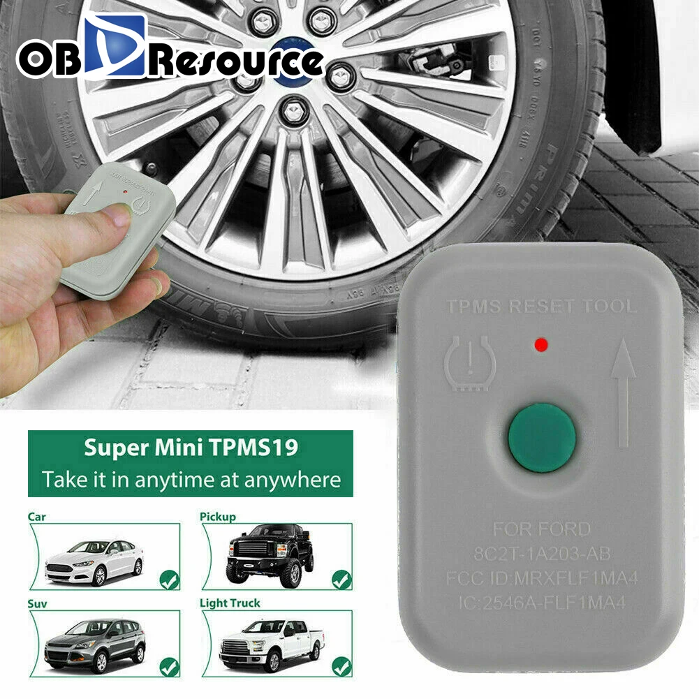 

OBDResource TPMS 19, датчик давления в шинах, система мониторинга активации, инструмент программирования датчика TPMS для Ford 8C2Z-1A203-AB