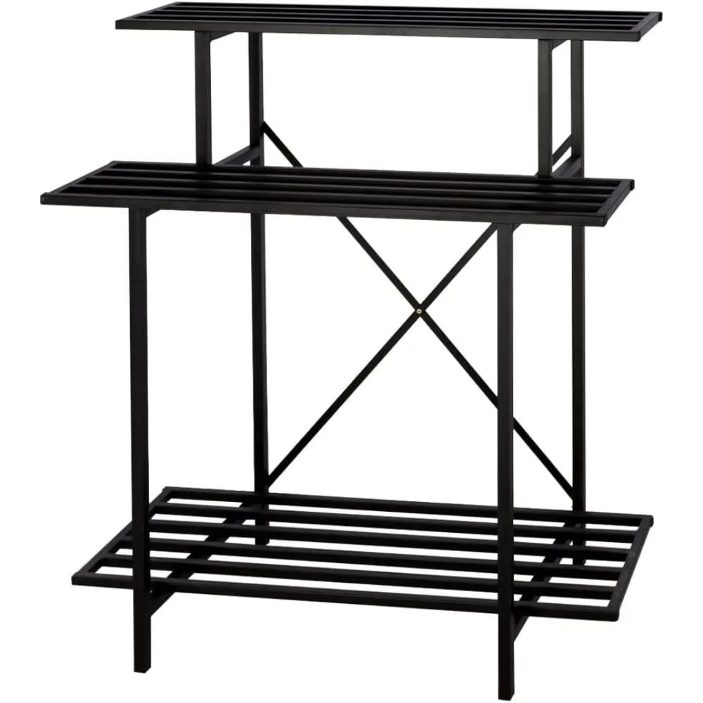 

Indoor Plants Stand 3 Tier Sturdy Plant Stand Space-Saving Heavy Duty for Home, Indoor Plants Stand