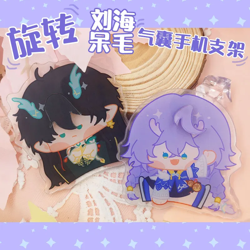 

Game Honkai: Star Rail Dan Heng Bailu Rotation Acrylic Cartoon Airbag phone holder Cosplay Double Scene Decoration Model