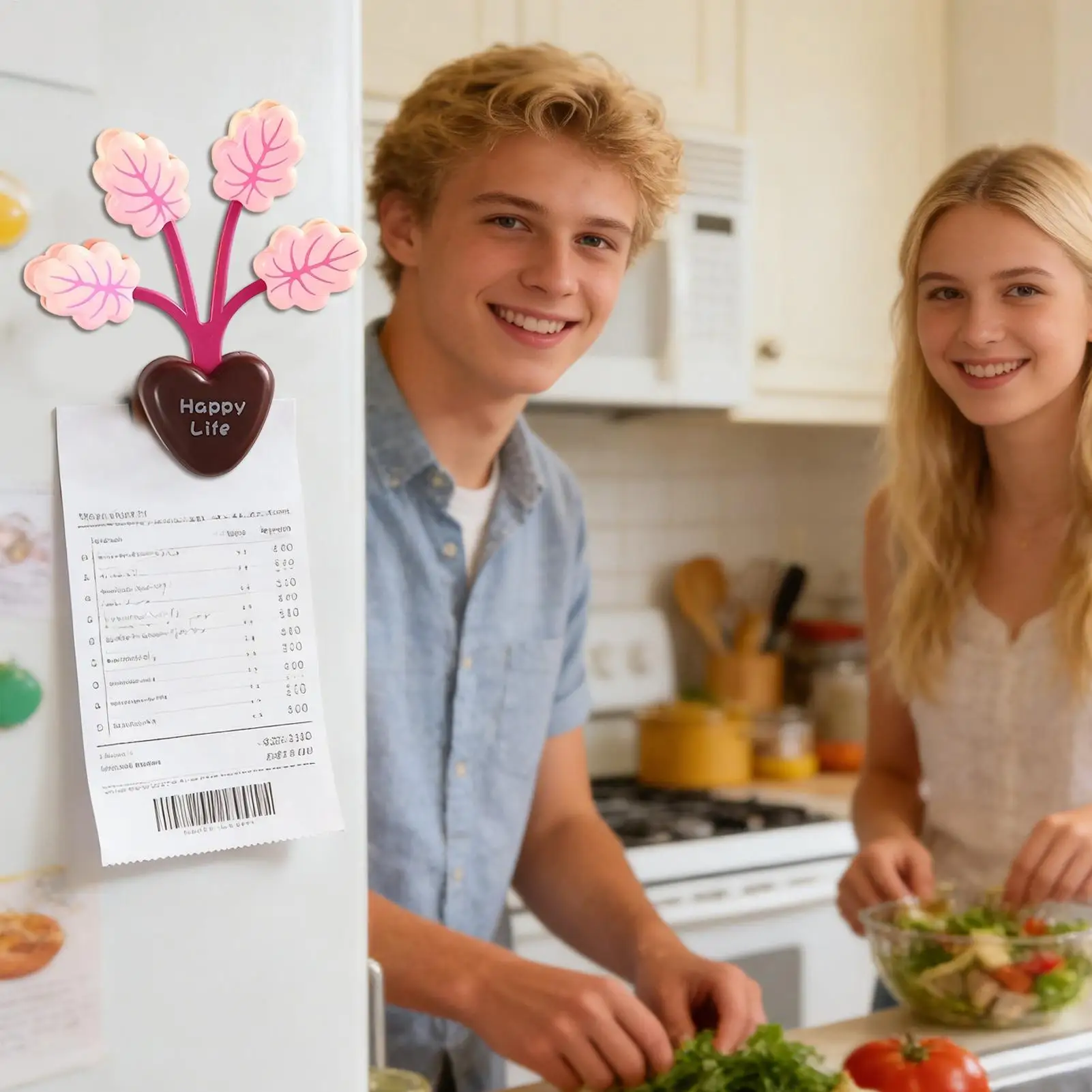 Magnets Bag Clip Long-Lasting Home Decoration Magnetic Refrigerator Potted Plants For Cabinets Dormitories Lockers Kitchens