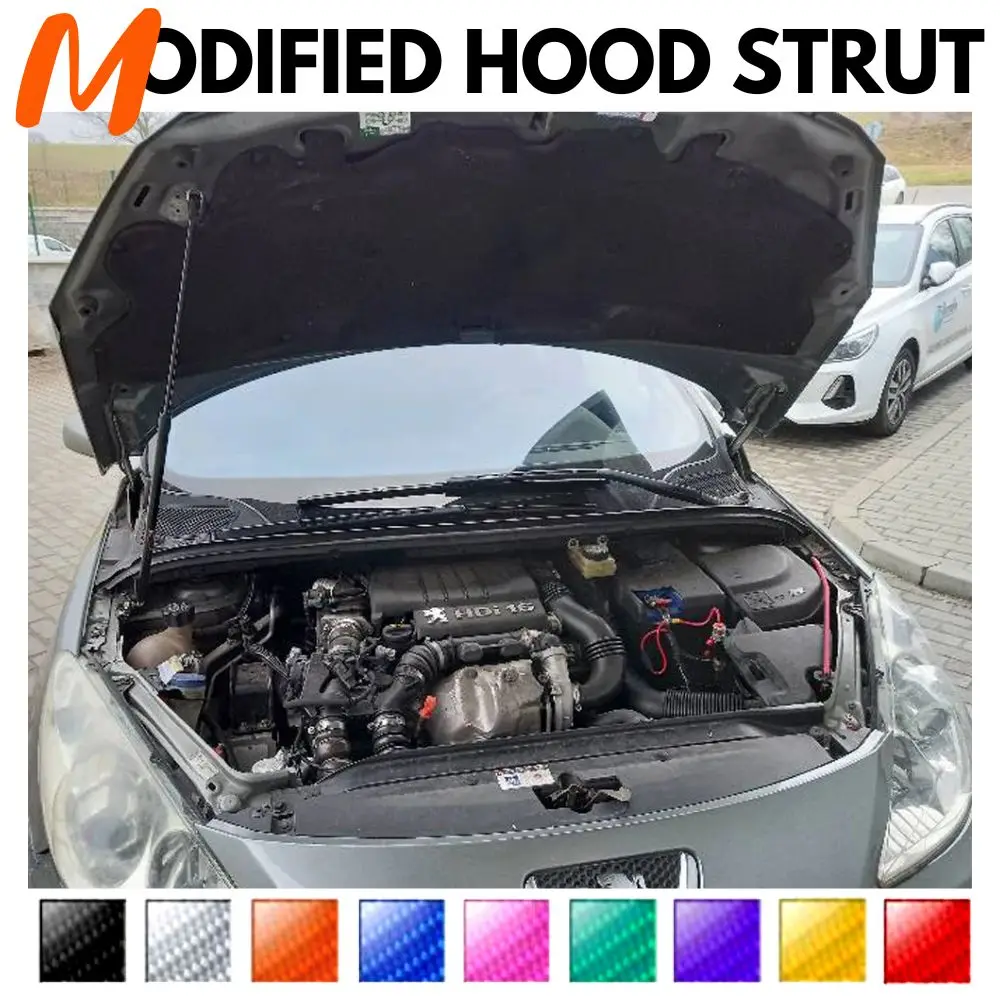 

Front Hood Struts for Peugeot 307 2001-2014 Shock Lift Supports Bonnet Gas Dampers Springs No-Drill