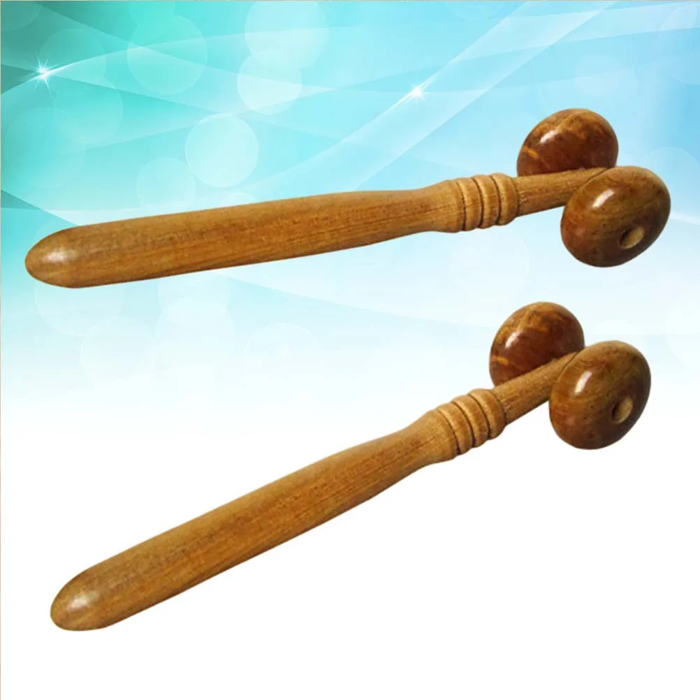 เครื่องนวดจมูกไม้ 2 ชิ้น สำหรับยกกระชับใบหน้า ปรับรูปหน้า เครื่องมือเสริมความงามสำหรับผู้หญิง ที่ขูดจมูก ดีไซน์ไม้ธรรมชาติ