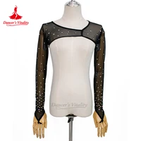 Mangas de danza del vientre, cómodas mangas de hombro de malla transpirable, accesorios de práctica de danza Oriental para adultos y niños