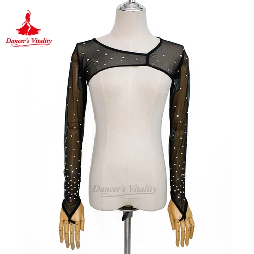 Mangas de danza del vientre, cómodas mangas de hombro de malla transpirable, accesorios de práctica de danza Oriental para adultos y niños