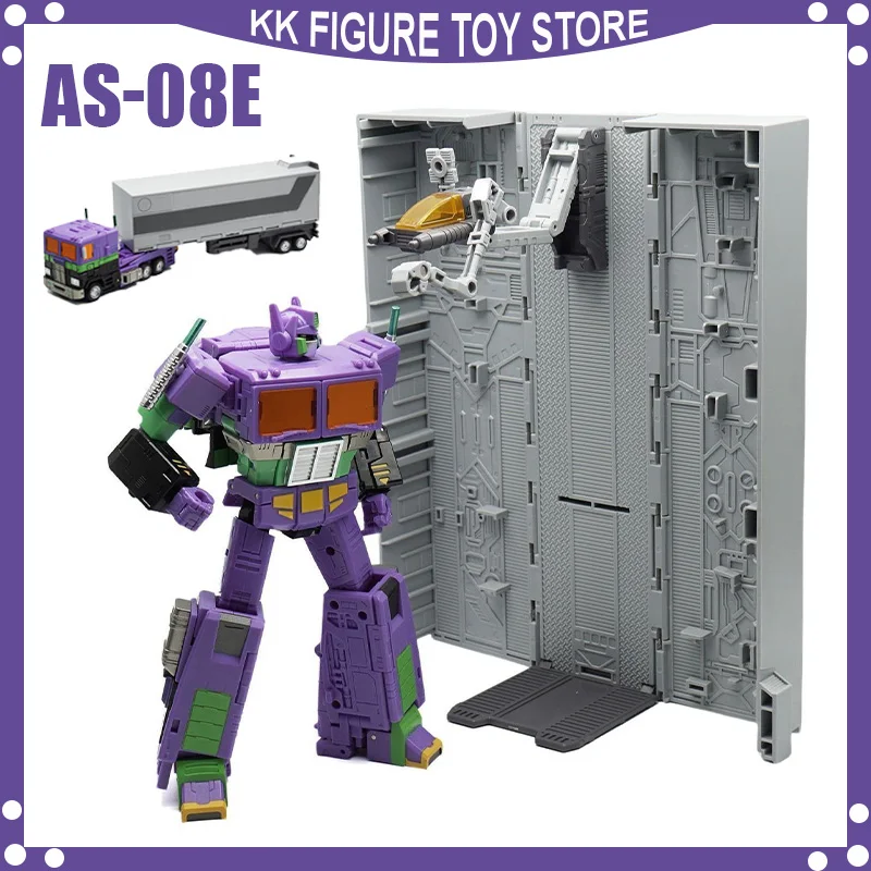 

Transformation AS TOYS AS-08E AS08E AS08-E EVA With Carriage KO SS86 OP Prime C-level Commander Action Figure Collection Toy