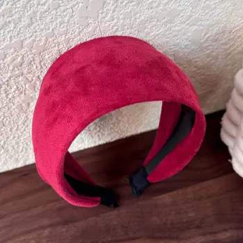 復古仿麂皮寬邊髮箍,秋冬女款氣質髮箍,防滑髮帶頭飾 10 最佳銷售 超寬頻 - №10