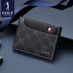 GOLF Bank Card Pack 2023 New Trendy Card Set with Multiple Card Positions, Men's Card Clip, Compact ID Bag Protection Cover