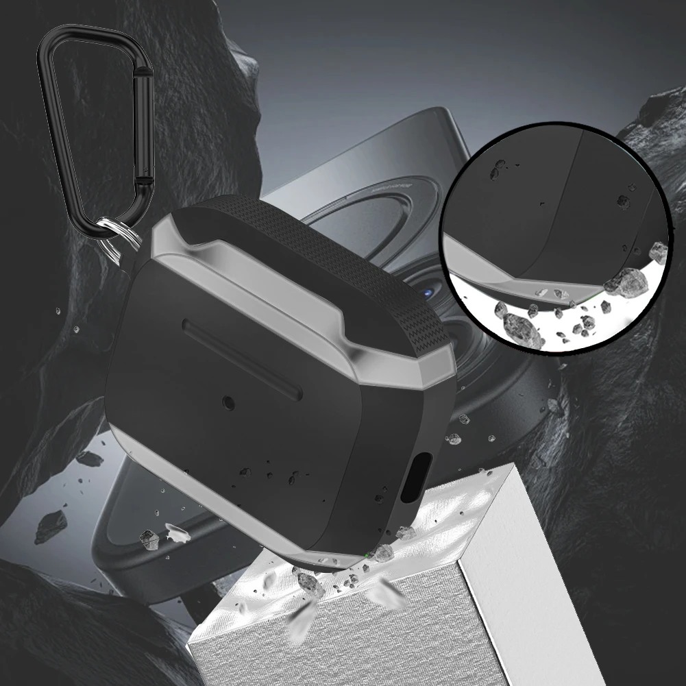 Caso do fone de ouvido para airpods 4 caso do fone de ouvido à prova de choque capa protetora de corpo inteiro proteção contra queda capa de fone de ouvido para airpods 4