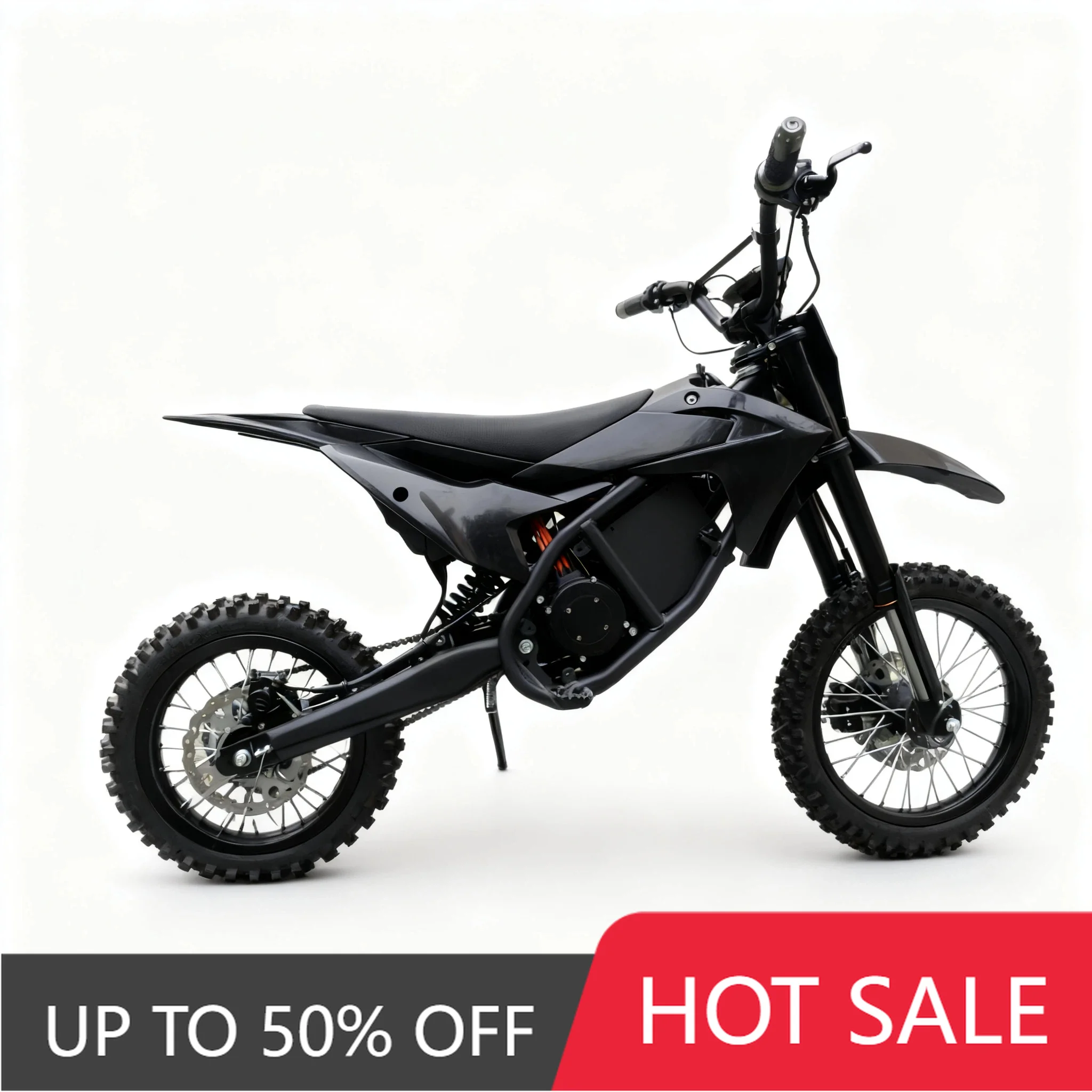QQW Powerful 48V 1500W electric off-road vehicle 14/12 inch lithium battery 70 km/h, off-road motorcycle