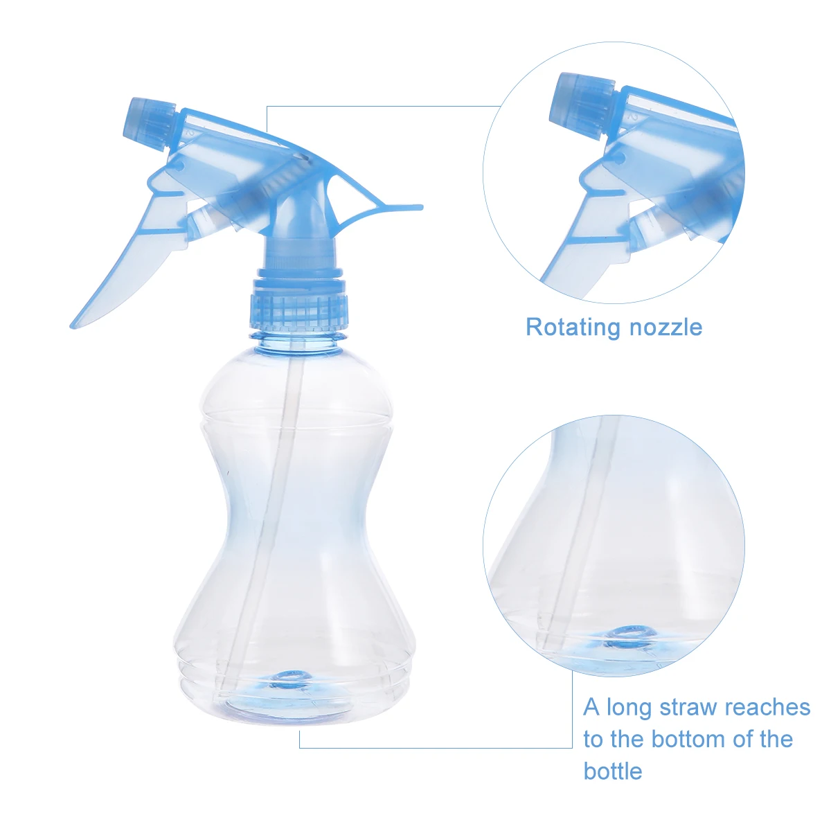 

6 pcs 250Ml Hairdressing Beauty Spray Bottle Fine Mist Water Sprayer Garden Salon Lightweight Leakproof Odorless Sparayer Bottle