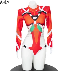 AniLV Mech Jumpsuit Combat Suit Uniform Cosplay Cyber Punk Mechanical Agents Bodysuit Costume