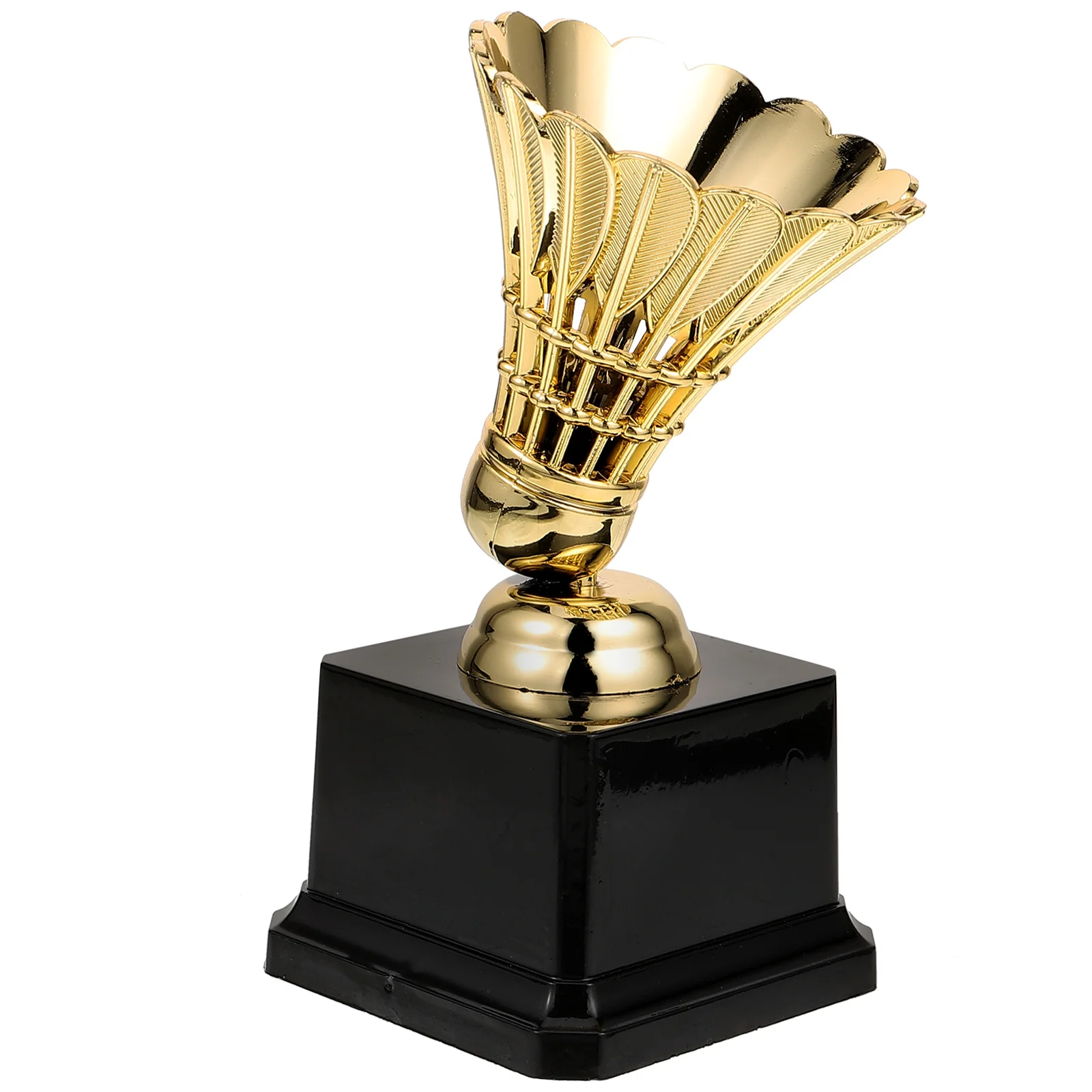 Badminton Match Trophy Toys Decorative Model Creative Award Competition Gold Children Plastic for Sports