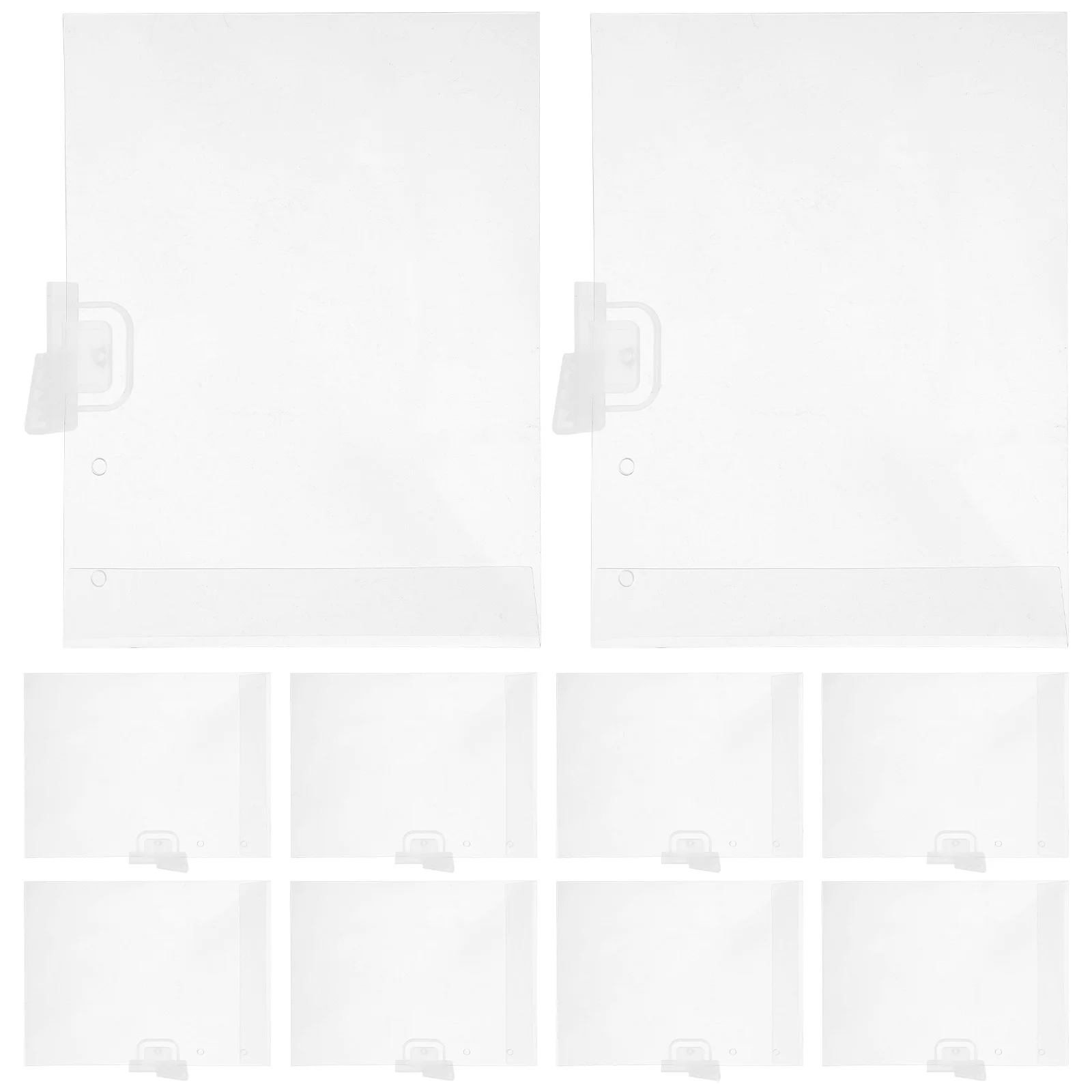 

10 Pcs Card Holders Pricing Label Organizer Pricetagholder Shelf for Shelves Slot