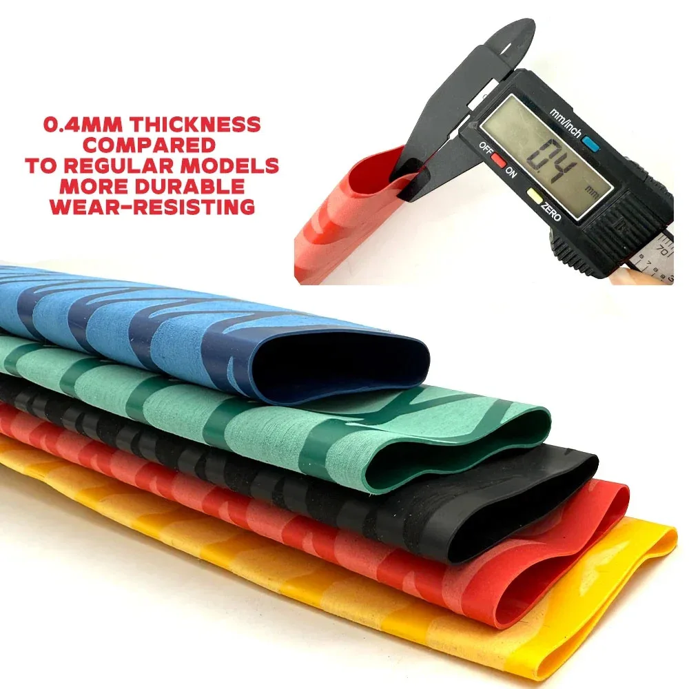 Fita termo retrátil para hóquei no gelo, antiderrapante, 5 cores, apertos para raquete, acessórios de treinamento de hóquei