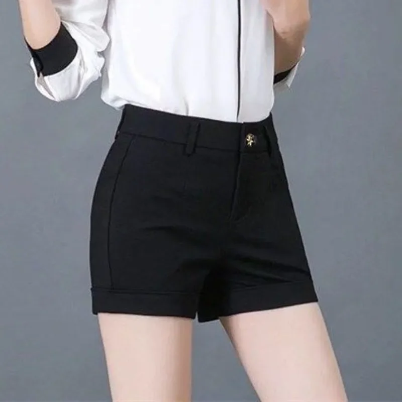 

Short Pants Woman High Waist Elasticty Shorts for Women New In Women's Summer Flowy Normal Classic Stretchy Trend 2024 Comfy XL