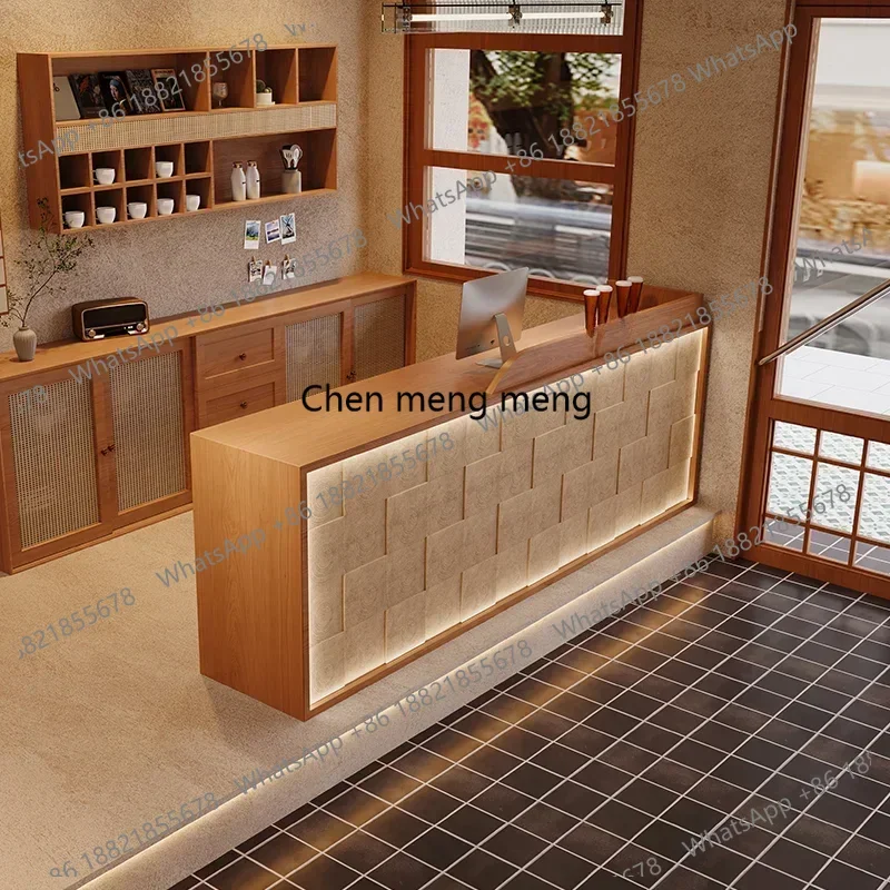 

Style Multifunctional Reception Desks Simplicity Beauty Salon Reception Desks Clothing Store Furniture Receptionen