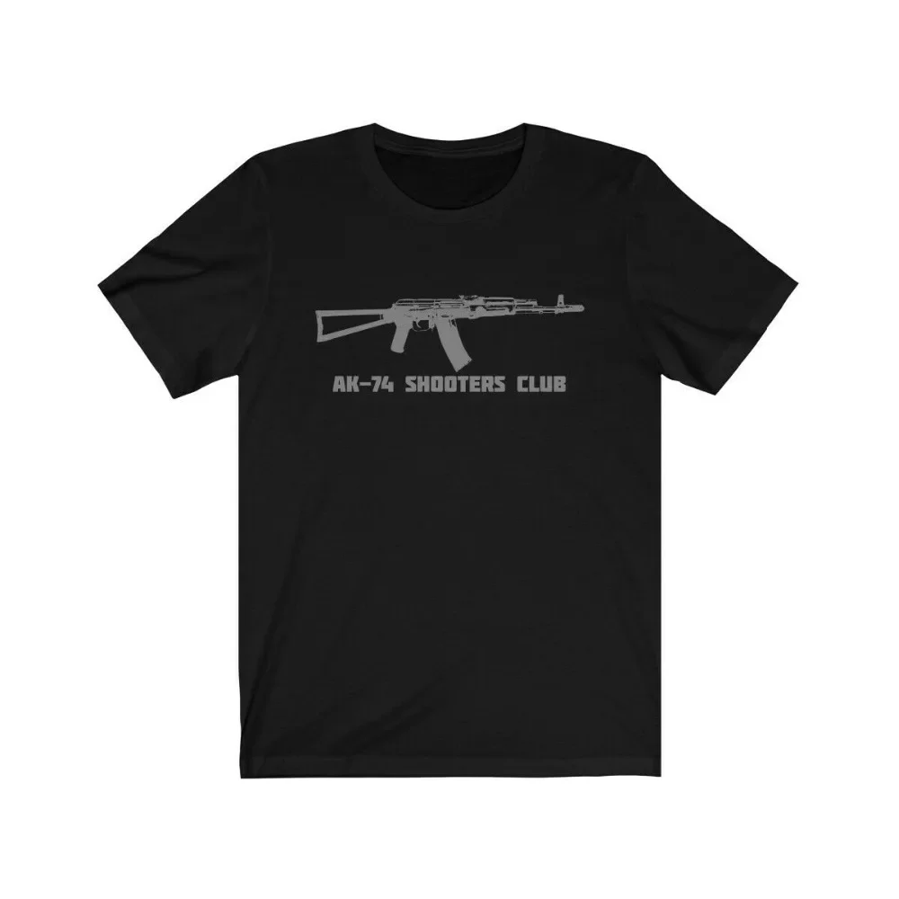 Ak-74 Shooters Club Shirt, 5.45 Ak74, Russian Soviet Ak-47, Ak47, T Shirts Fashion Summer Men Print Shirt
