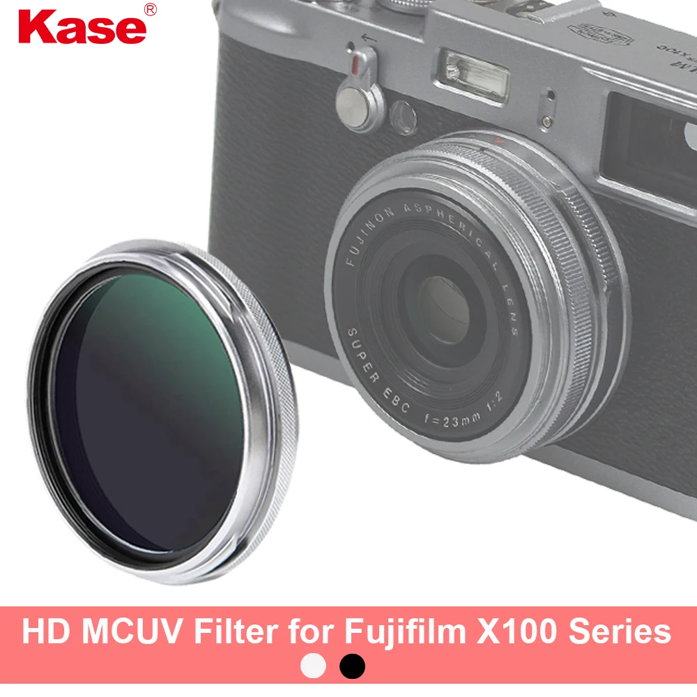 Kase MCUV III UV Protection Lens Filter for Fujifilm X100 Series Camera X100 X100S X100F X100T X100V