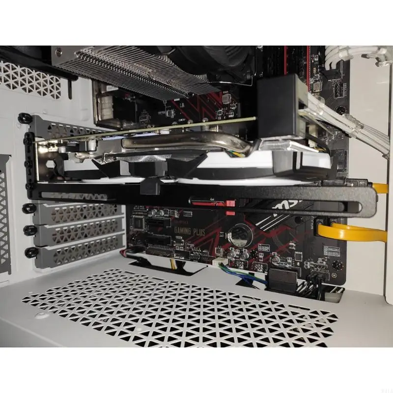 W91A Graphics Card Bracket Aluminum Support Frame Sync Video Card Sag Holder/Holster Bracket Desktop PC for Case Cooling
