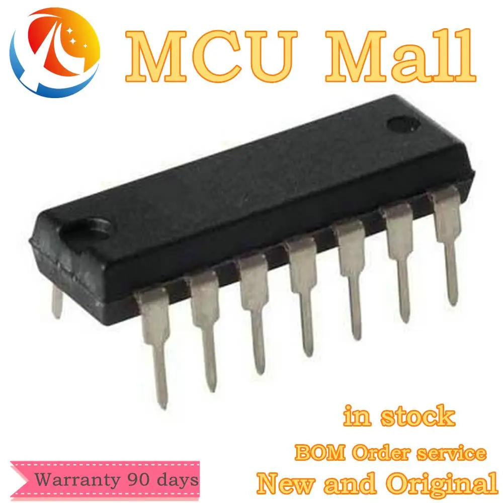 in stock 1PCS  PIC16F676-I/P PIC16F676 16F676-I/P 16F676 DIP14 IC