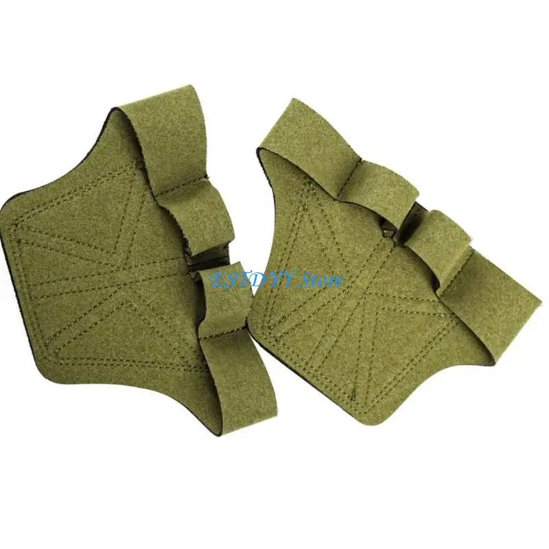 

G6DE Gym Gloves Weight Lifting Gloves, 1 Pair Dumbbells Grip Pad Antislip Four Finger Workout Gloves Weight Training Gloves