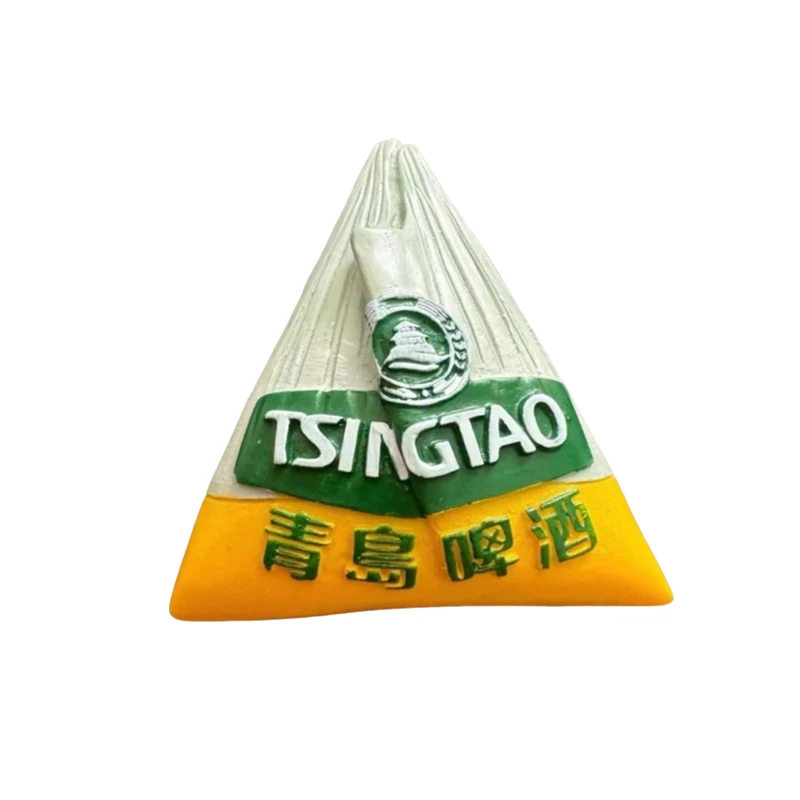 Imán de Resina para Refrigerador con Diseño Original de Tsingtao, Souvenir Cultural y Creativo, Colección Práctica de Gran Valor