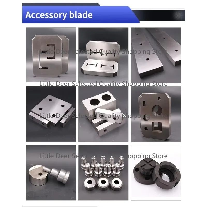 Hydraulic Guillotine Shear Machine Iron Steel Plate Punching Shearing Machine Channel Steel Angle Cutting Machine