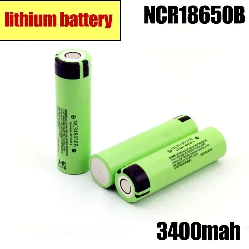 Original battery 18650 Lithium Battery Panasonic 3400MAH 3.7V 7.4v 12v with Full Capacity 3400mah Rechargeable Battery Pack