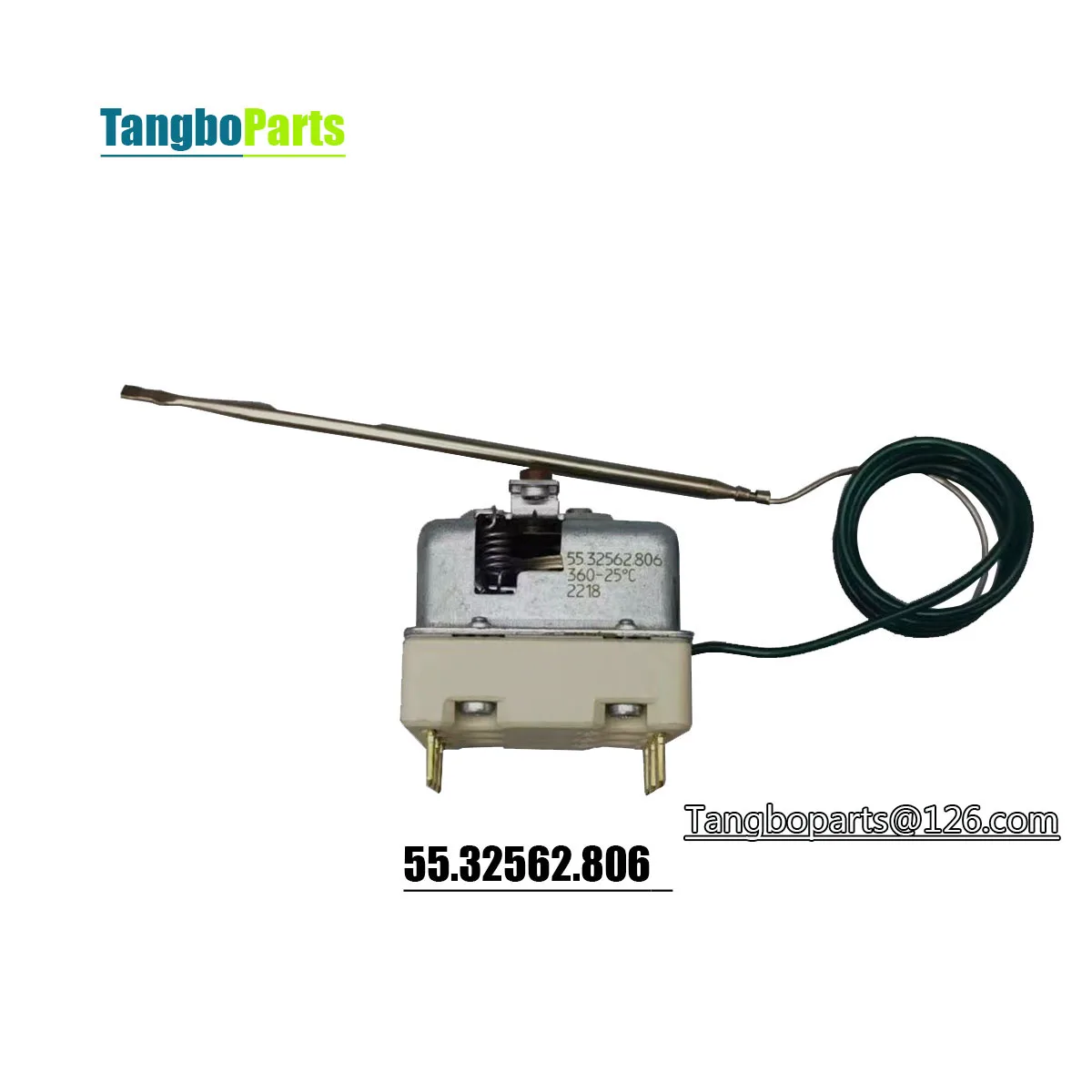 55.32562.806 360 Degrees Manually Reset Thermostat Protector For Electrolux Oven Fryer Replacement