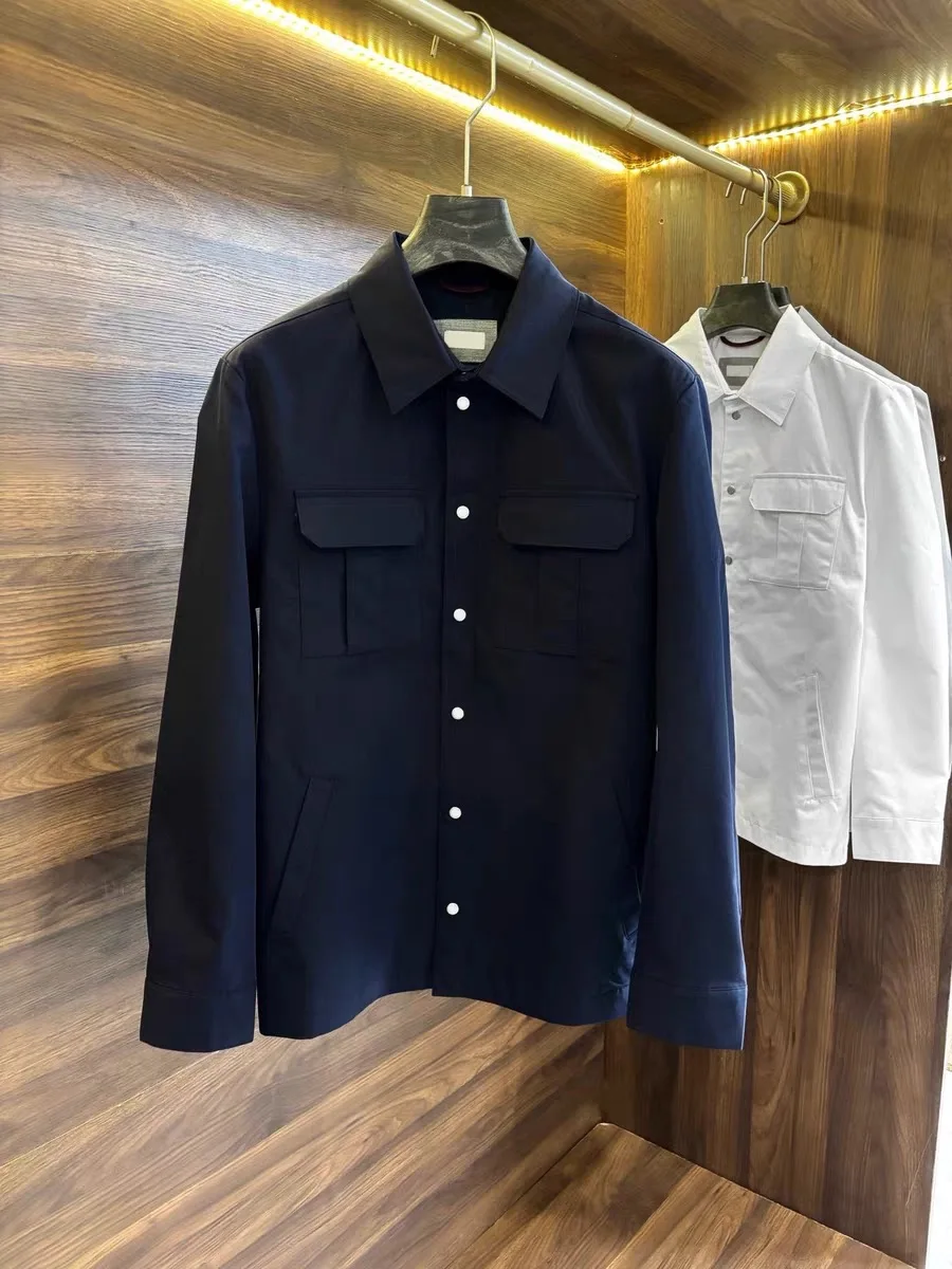 

BC Italian lapel solid color windproof waterproof executive jacket