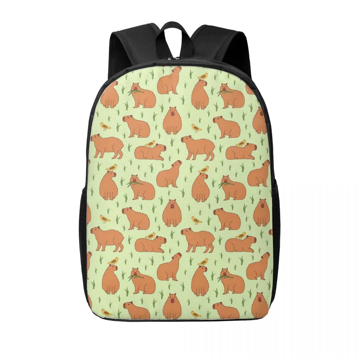 

Capybara's Culinary Adventure Woman Backpacks Boys Girls Bookbag Children School Bags Portability Travel Rucksack Shoulder Bag