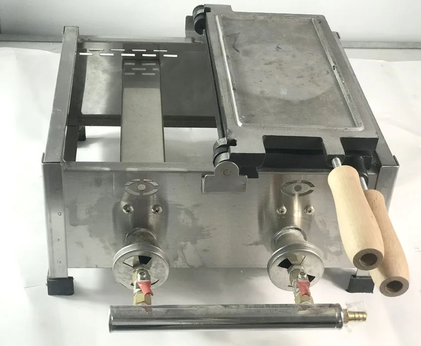 شواية وافل تاياكي من الفولاذ المقاوم للصدأ من نوع الغاز/آلة وافل كعكة السمك/صانع تاياكي