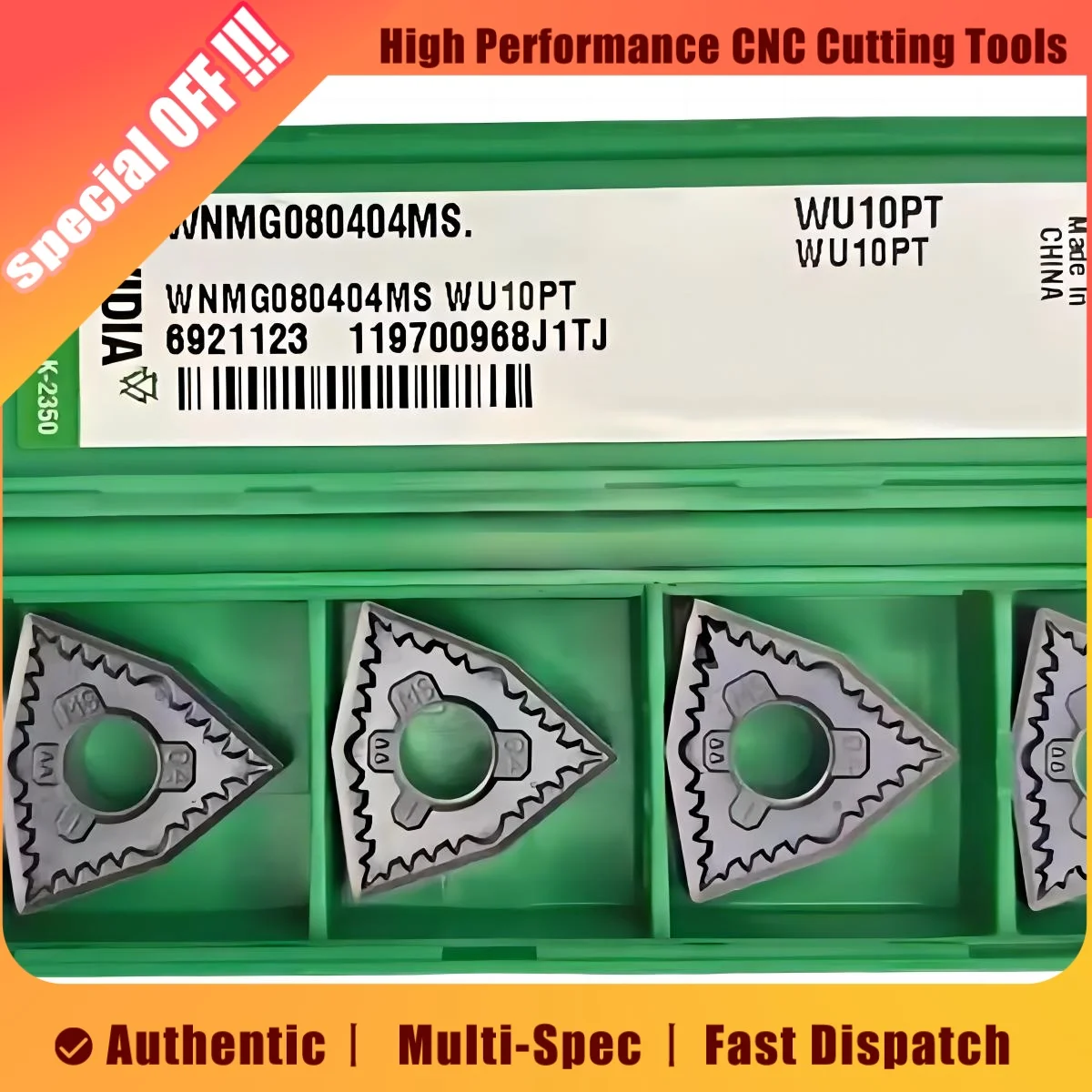 Widia Original WNMG Turning Inserts MS -5 Chip Breaker Grade WU10PT TN2000 CNC Lathe Cutting Tools