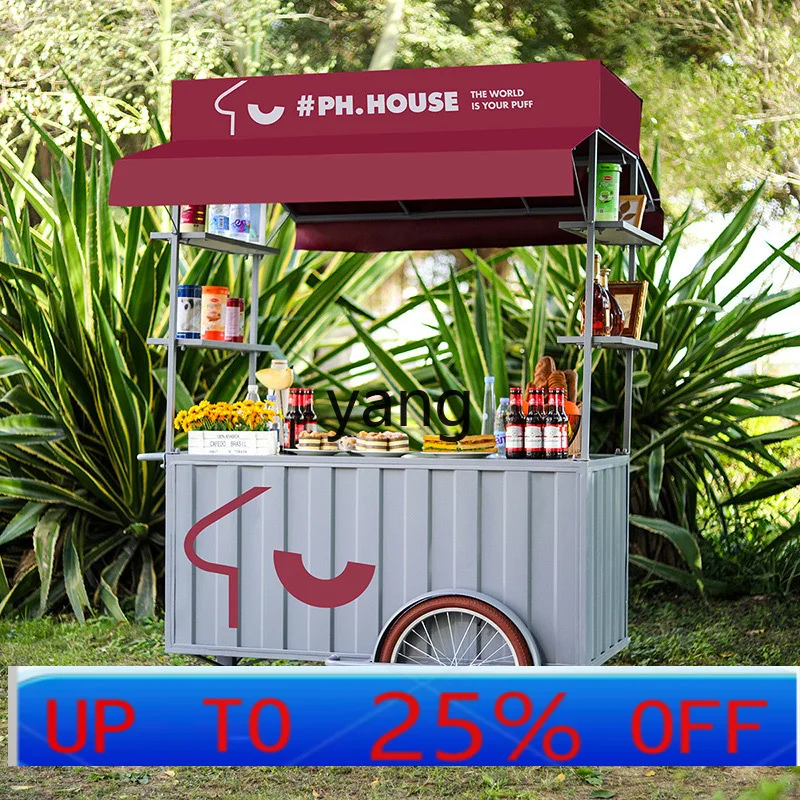 

CX amusement park stall trolley movable coffee stall truck