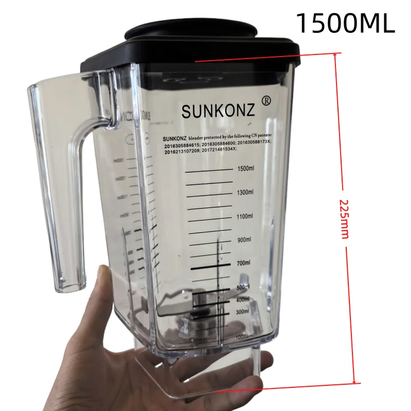 

100% оригинальный новый контейнер для блендера на 1500 мл для SUNKONZ S-001 S-001LC, сменная чашка для пищевого блендера