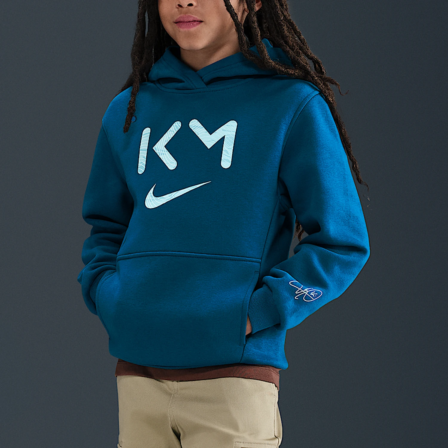 Nike genuine KylianMbapClubFlece casual hooded sweatshirt II1502-301