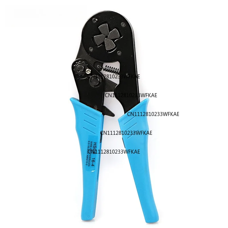 Mini self-adjusting, tubular terminal cold pressing pliers manual