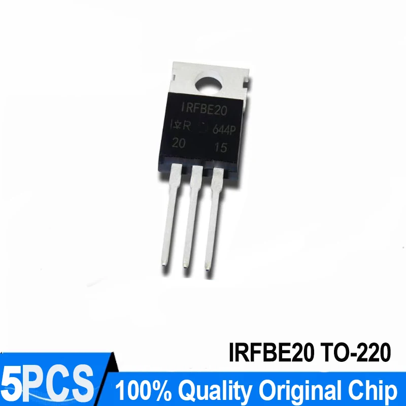 (5piece) IRFBE20 TO-220 800V 1.8A
