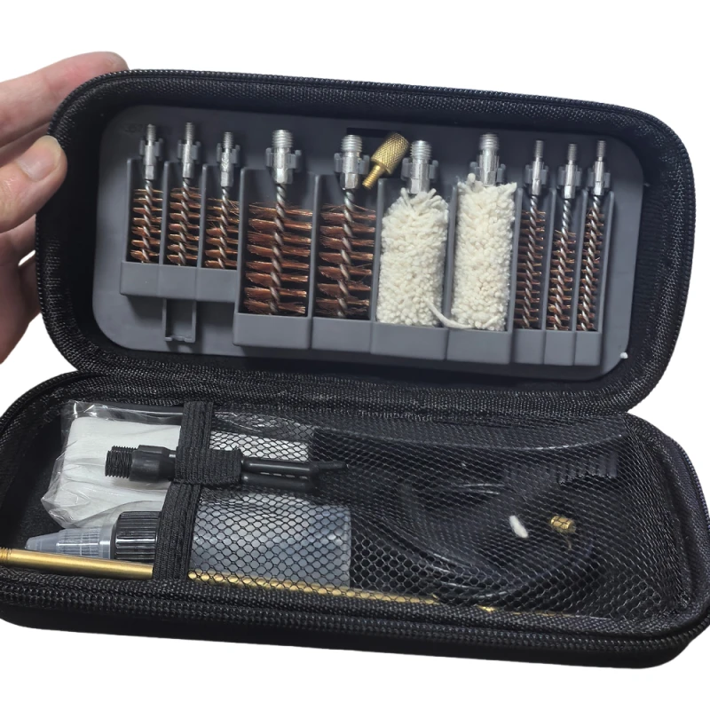 Multi-Purpose Cleaning Kit with Storage Bag, Flexible Cleaning Brushes, Pipe Dredging Tools and Detail Cleaning Accessories