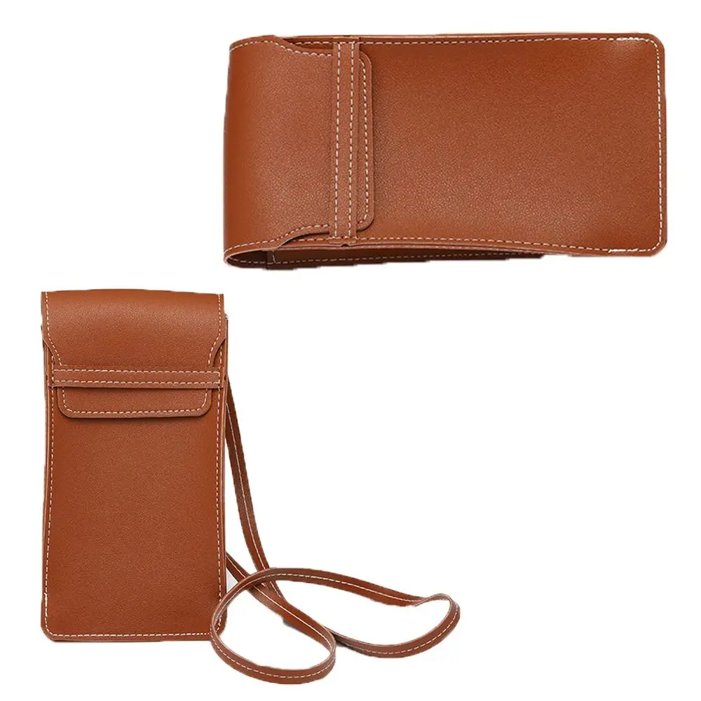 Holder Wallets PU Leather Eyewear Protective Case Coin Purse Phone Bag Sunglasses Storage Bag Glasses Case Crossbody Bag