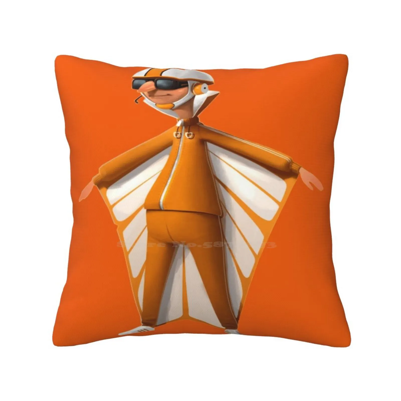 Vector Pillow Cover Hug Pillowcase Me Vector Funny Orange